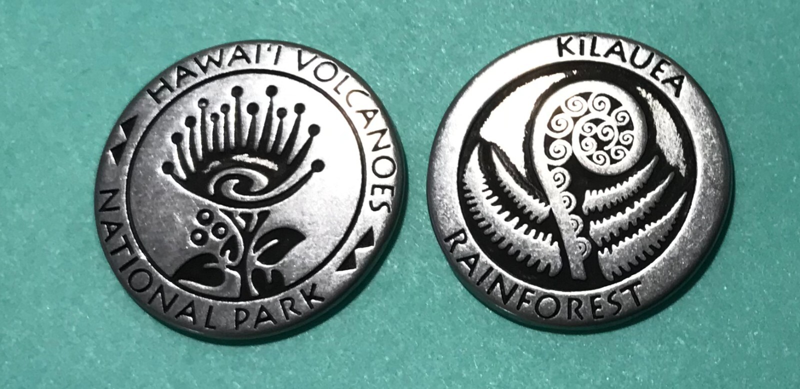 Hawaii Volcanoes National Park Kilauea Rainforest Collectible Token