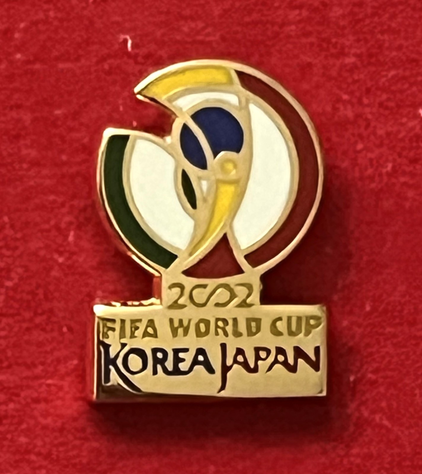 FIFA World Cup Korea Japan 2002 Official Logo Hard Enamel Pin Badge (Cloisonné).