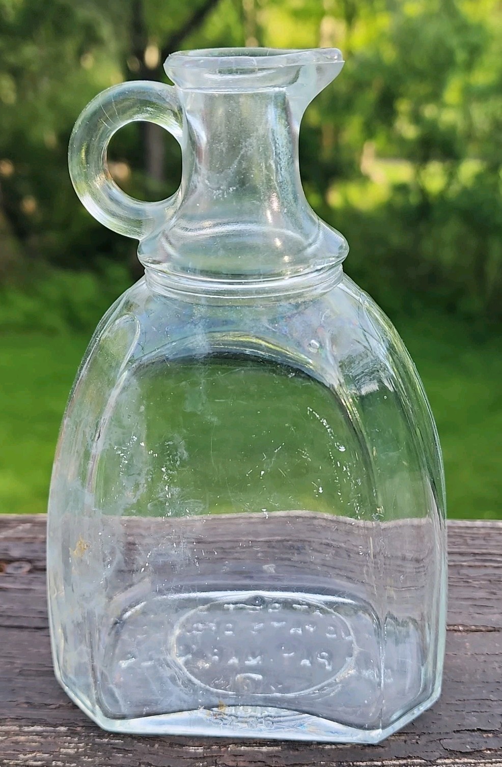 1923 1924 Syrup Bottle Three Different Patent Dates on the Base 