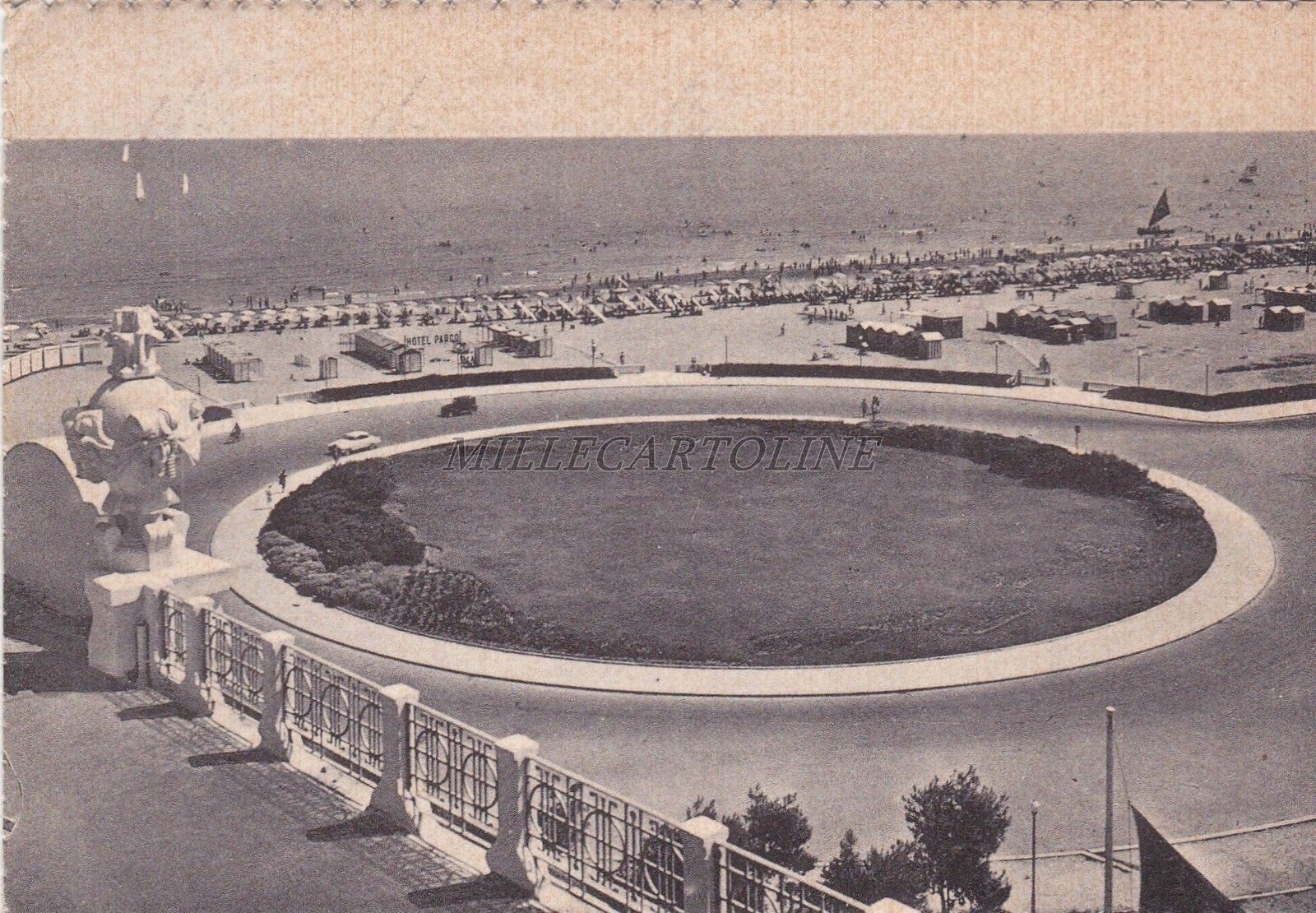 RIMINI - The Center seen from above 1955