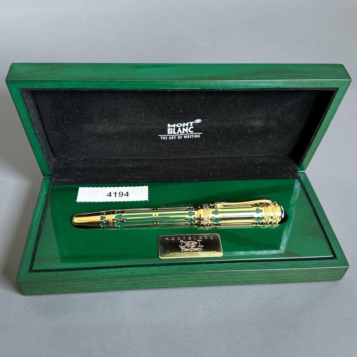 Montblanc Patron of Art 4810 Peter the Great Limited Edition Fountain Pen.