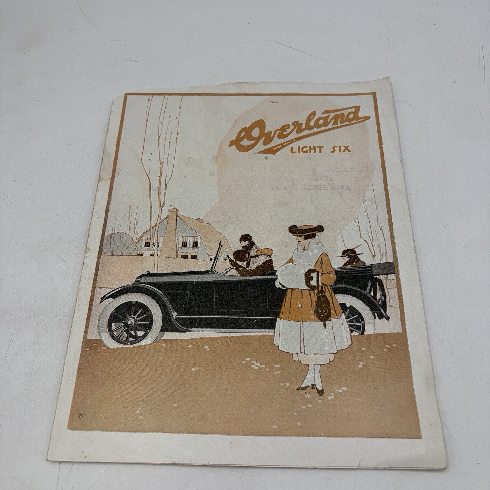 1917 Willys Overland Light Six Brochure Touring Roadster Coupe Catalog