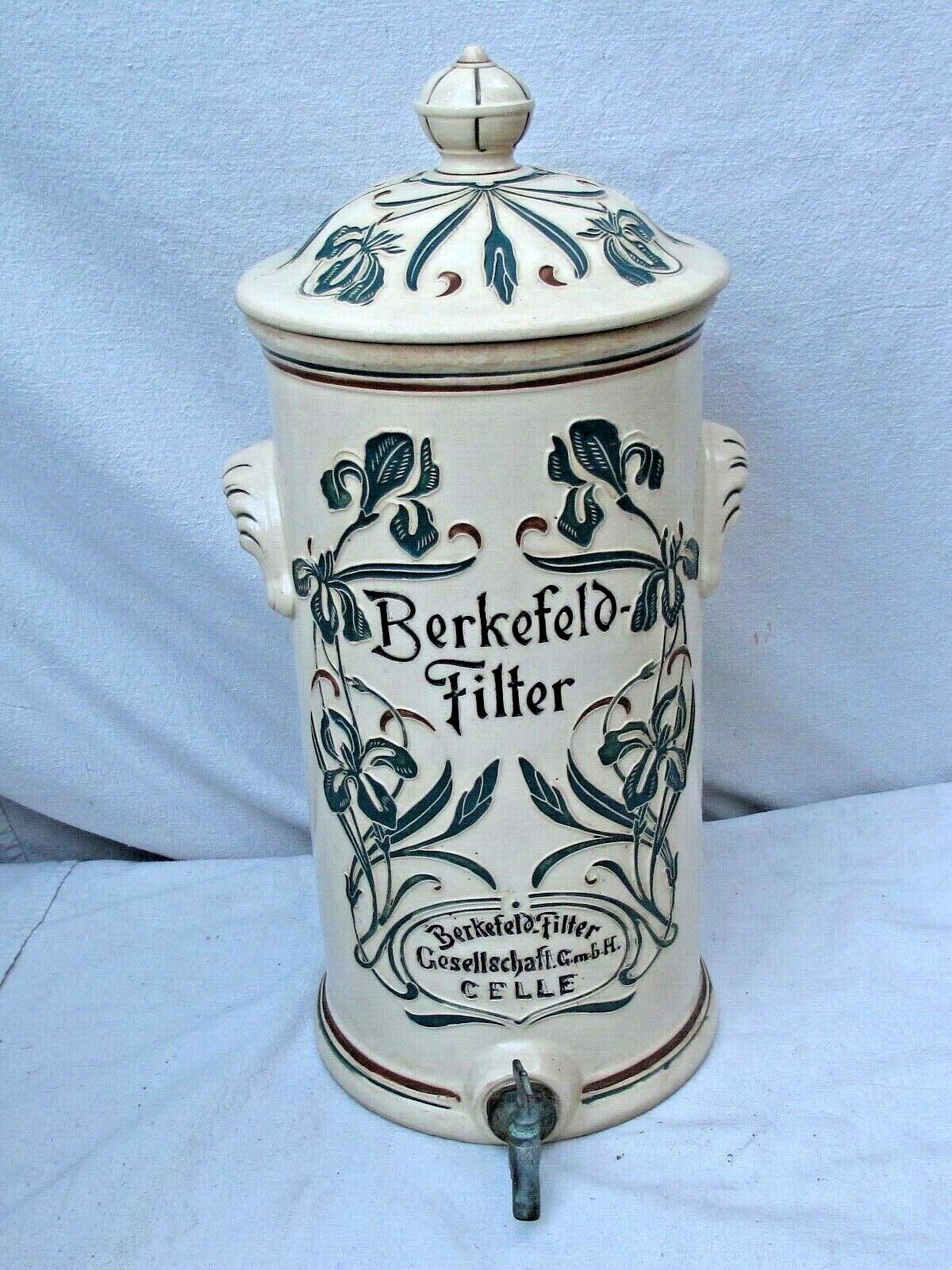  Antique Art Nouveau Berkefeld Water Filter  Circa 1900 Beautiful