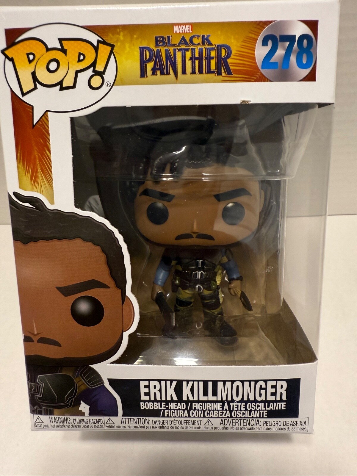 Funko Pop Vinyl: Marvel - Erik Killmonger #278
