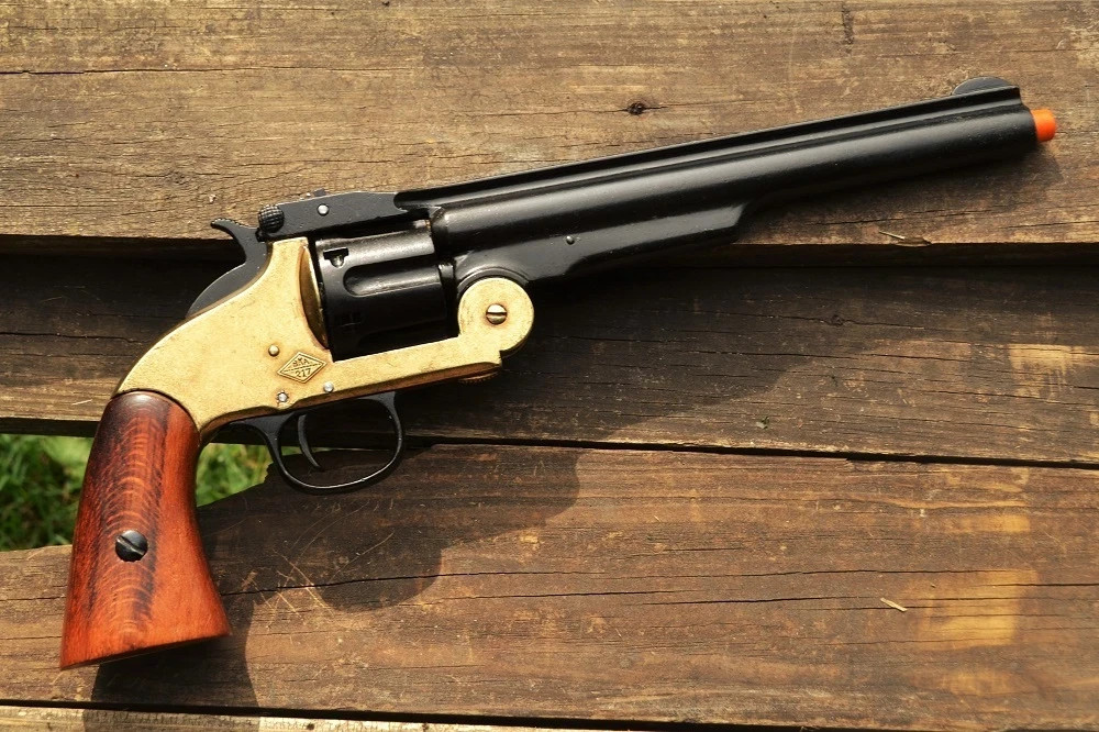 Denix 1008L Model 1869 .45 Caliber Replica with Antique Brass and Blued Finish