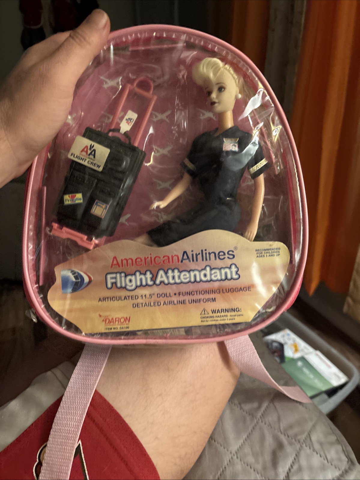 Adorable Vintage American Airlines Collectible Flight Attendant On The Go Barbie