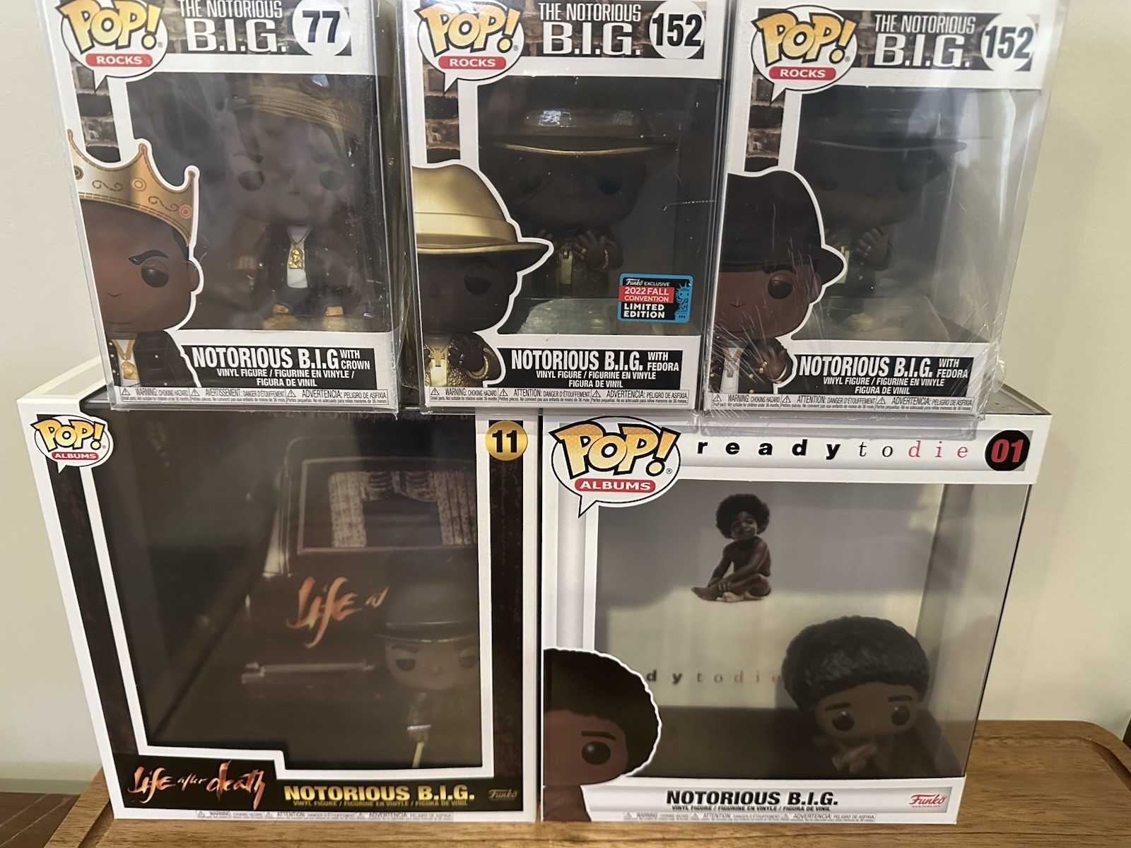 Funko Pop Vinyl: Notorious Big Lot Funko Pop Vinyl: Notorious Big Lot