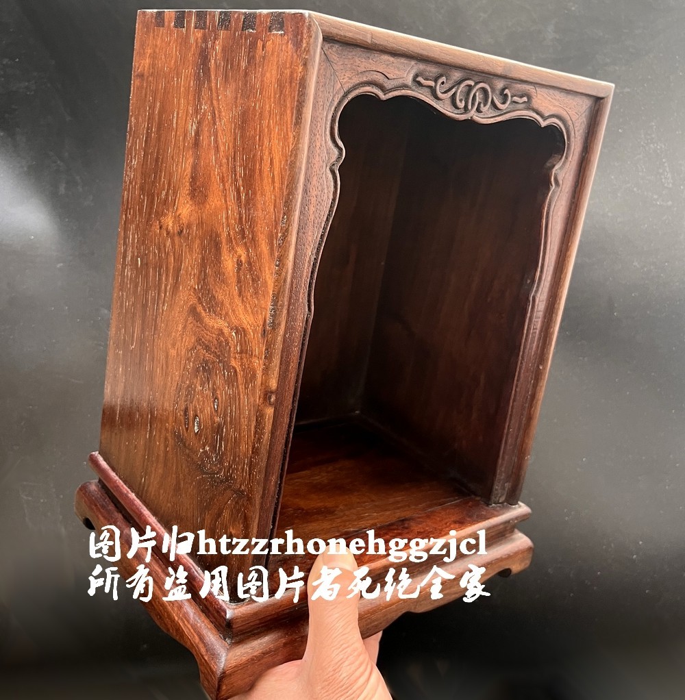 Antique Hua Li Wood Buddhist Altar Butsudan Shrine Ancestor Enshrinement Home