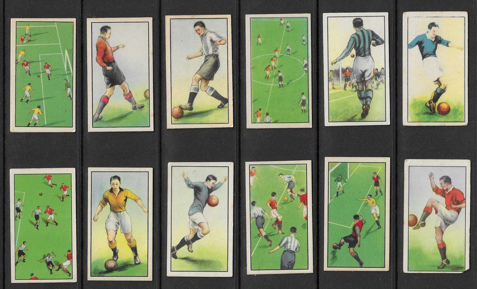 BAT British American Tobacco 1934 SOCCER cigarette cards (22) , Chinese backs