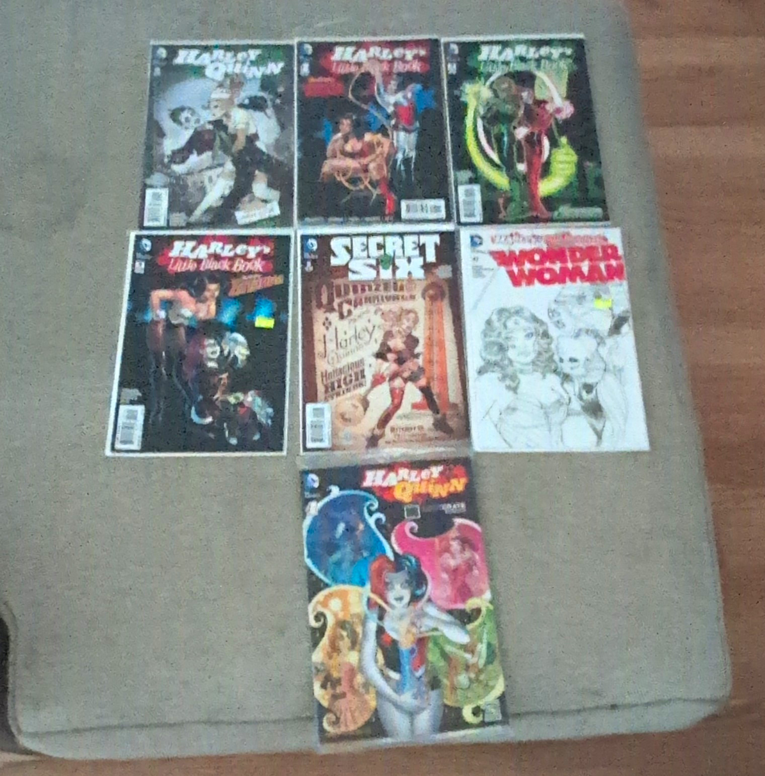 Harley Quinn Comic Lot 7 Issues SEALED Loot Crate DC Bombshells Variants WW