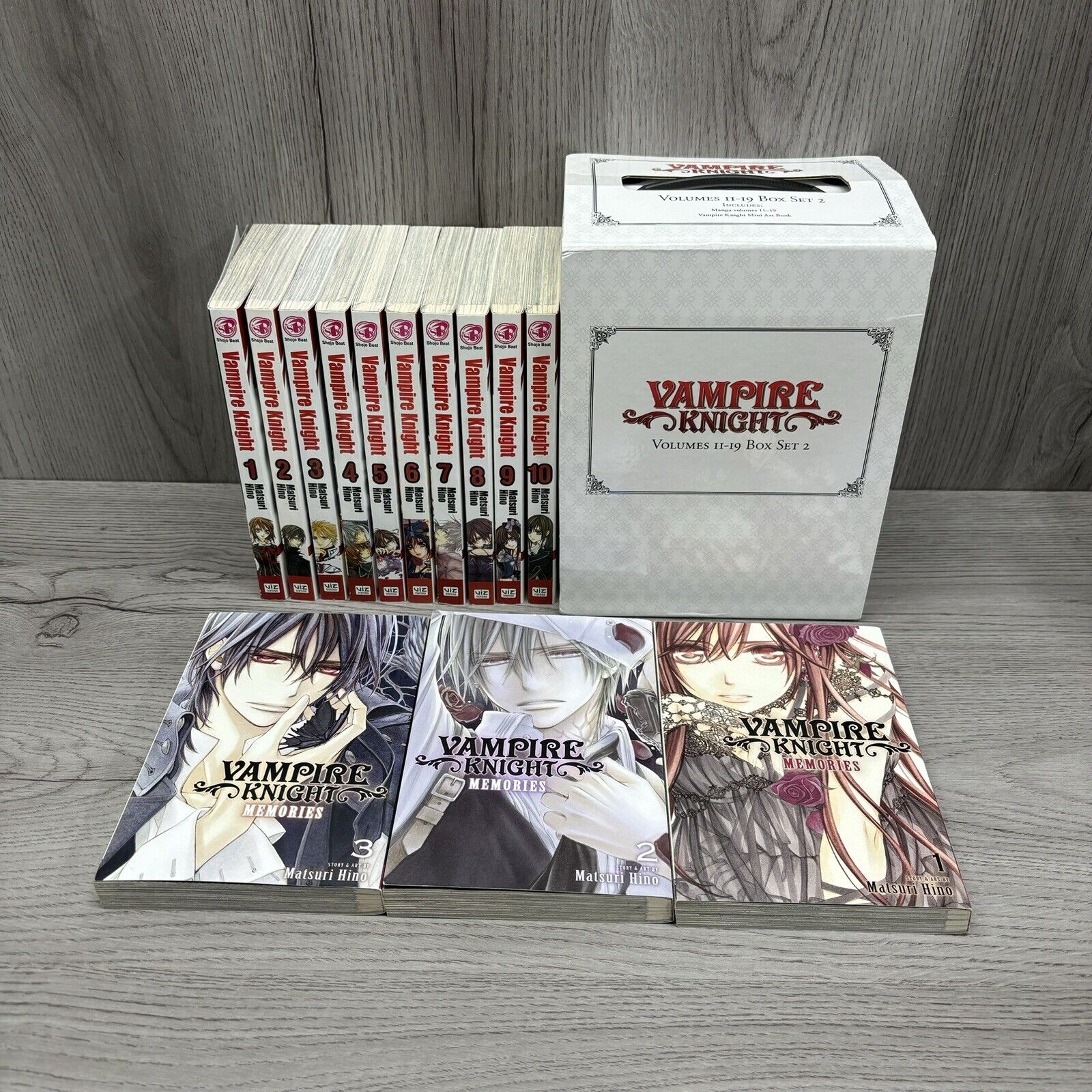 Vampire Knight Complete English Manga Set Series Volumes 1-19 Matsuri Hino