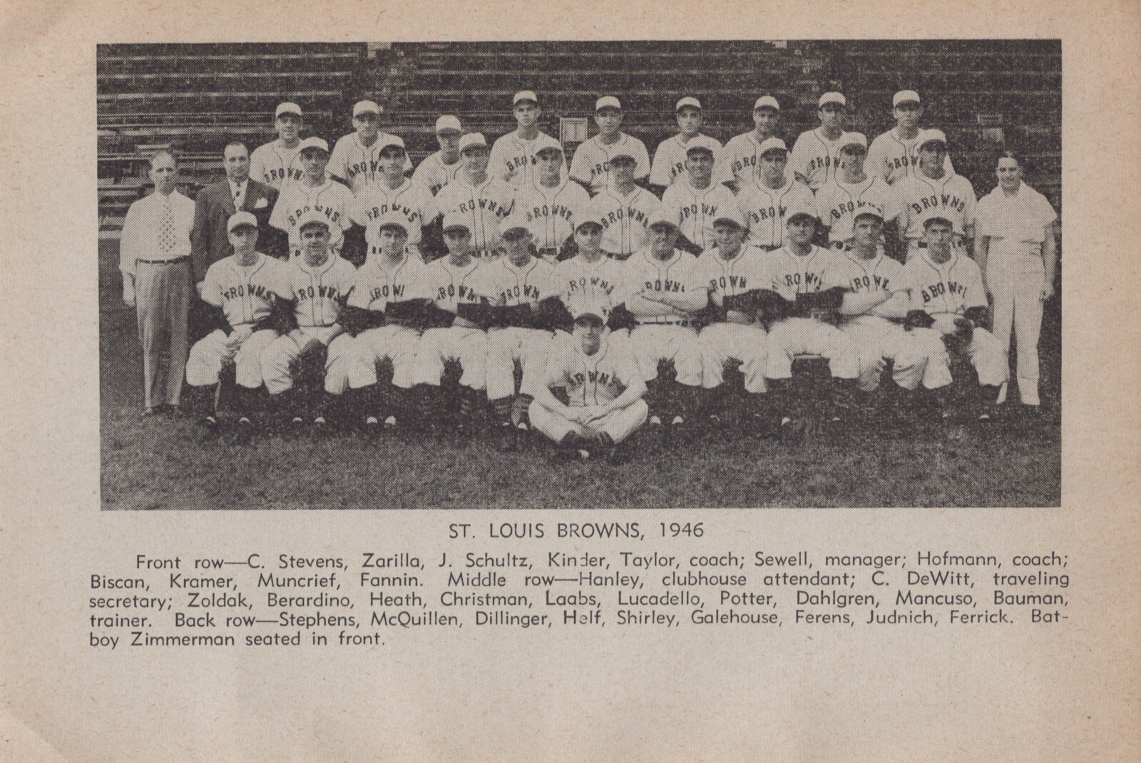 1946 St. Louis Browns Baltimore Orioles Team Photo Vintage Baseball Page 5x7 1946 St. Louis Browns Baltimore Orioles Team Photo Vintage Baseball Page 5x7