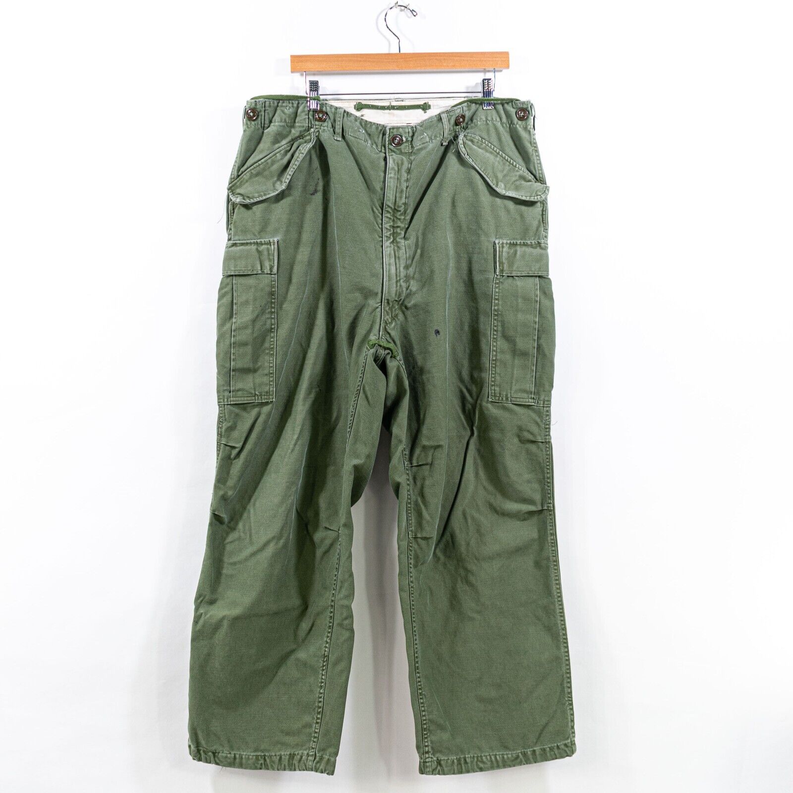 M-1951 US Army Field Trousers Cargo Pants Large Regular 1950s