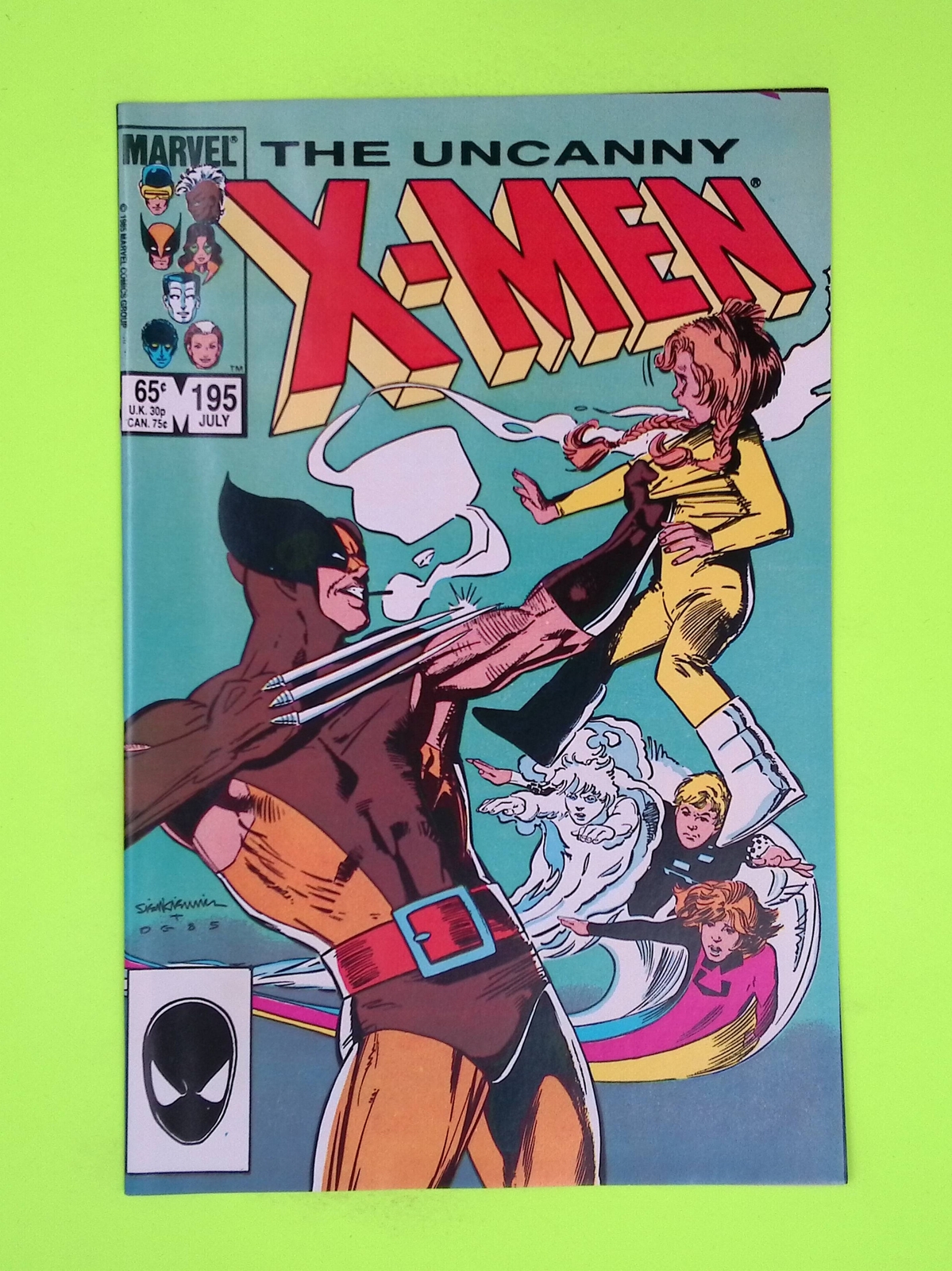 Uncanny X-Men #195 Vol. 1 1985 Marvel Comics High Grade Comic Book A61-156