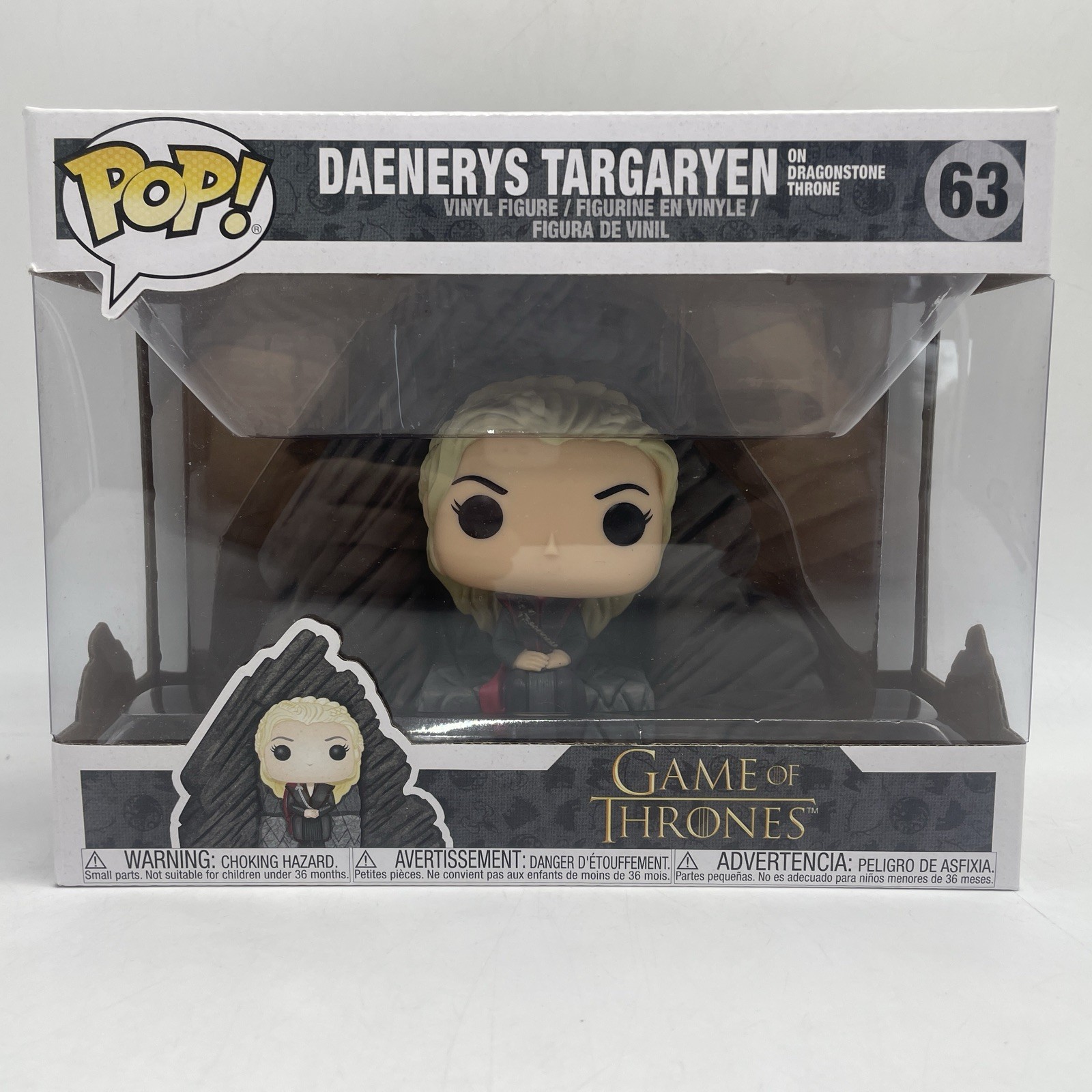Funko Pop Game of Thrones #63 Daenerys Targaryen on Dragonstone Throne Figure