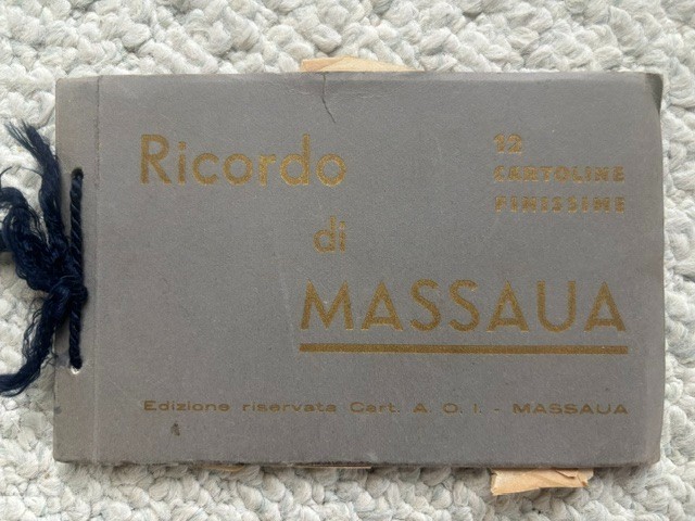 MASSAWA Eritrea  Postcards Booklet of 11 cards WWII Era