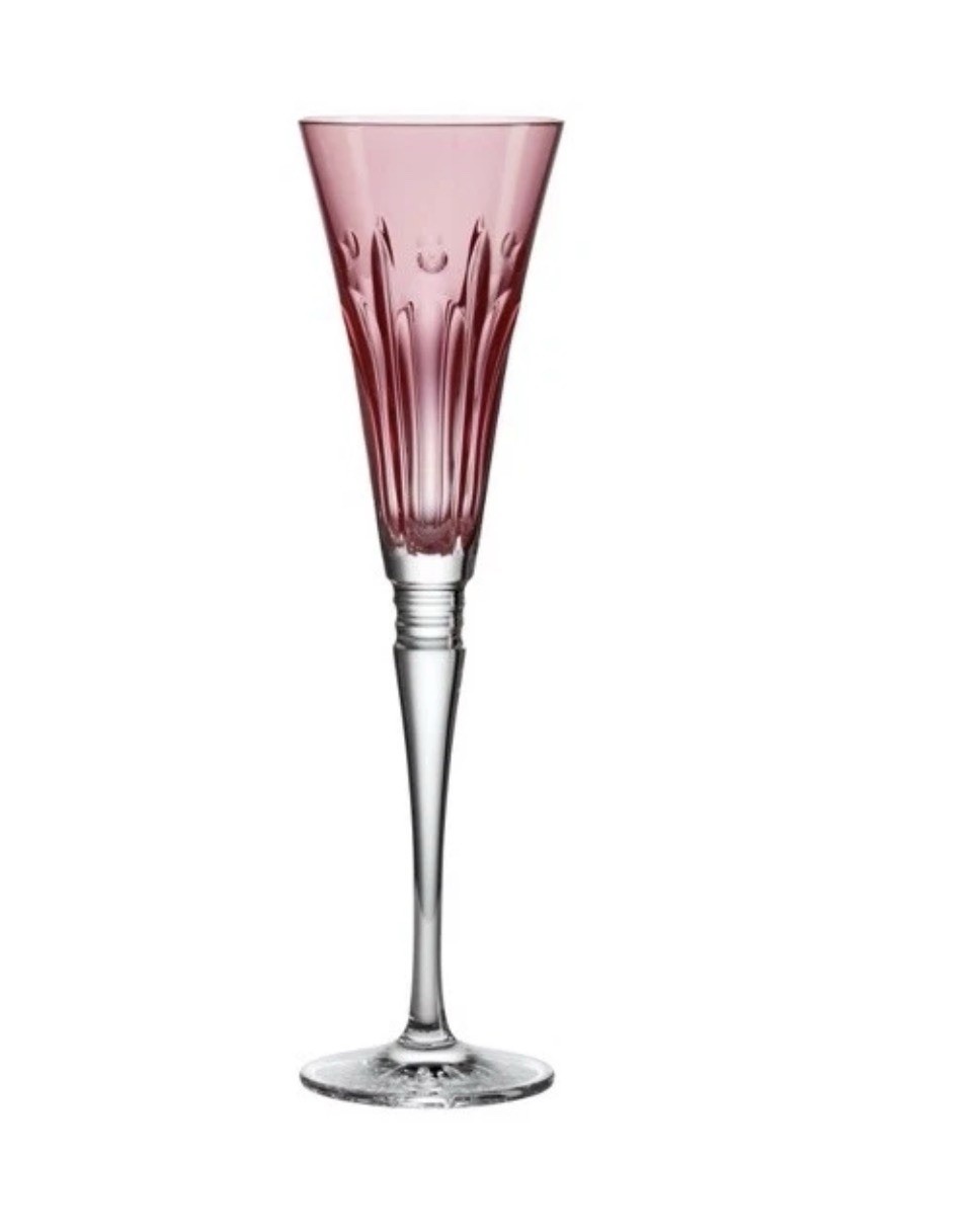 WATERFORD 1064314 WINTER WONDER Crystal FLUTE ROSE New WATERFORD 1064314 WINTER WONDER Crystal FLUTE ROSE New
