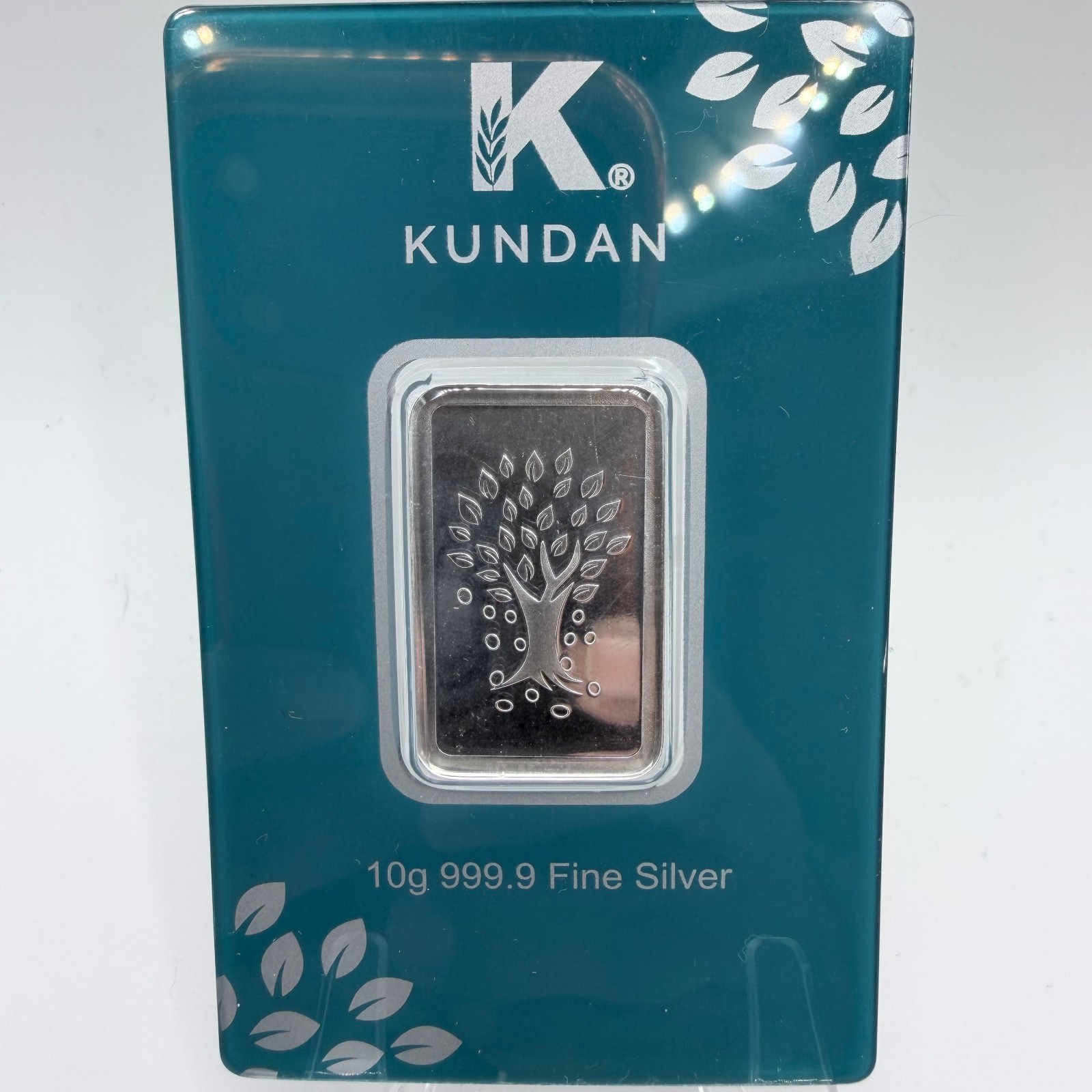 Kundan 10g 999.9 Fine Silver Kalpataru Tree Bar Kundan 10g 999.9 Fine Silver Kalpataru Tree Bar