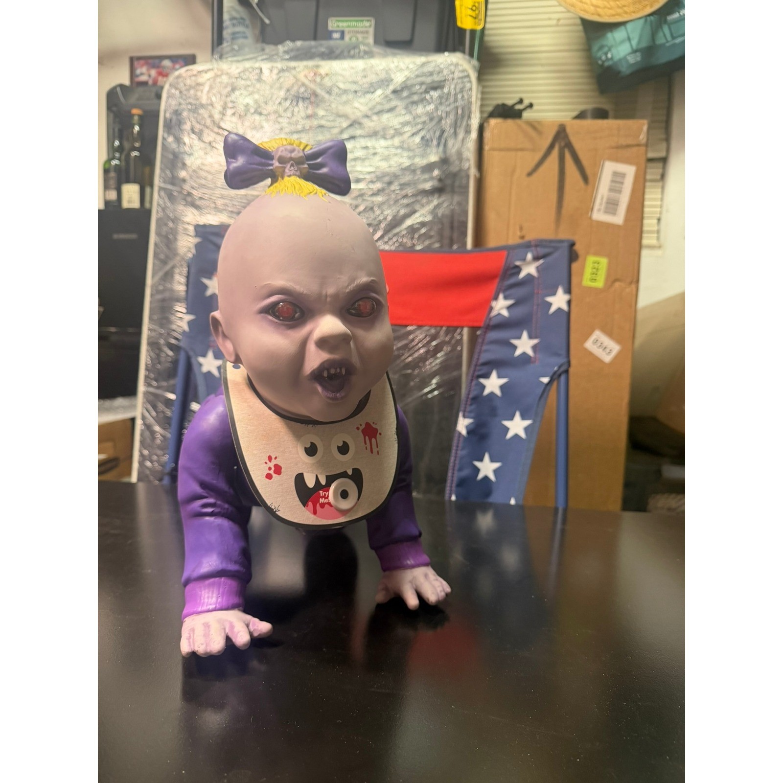 Crawling Claudette Zombie Baby Spirit Animated Moving