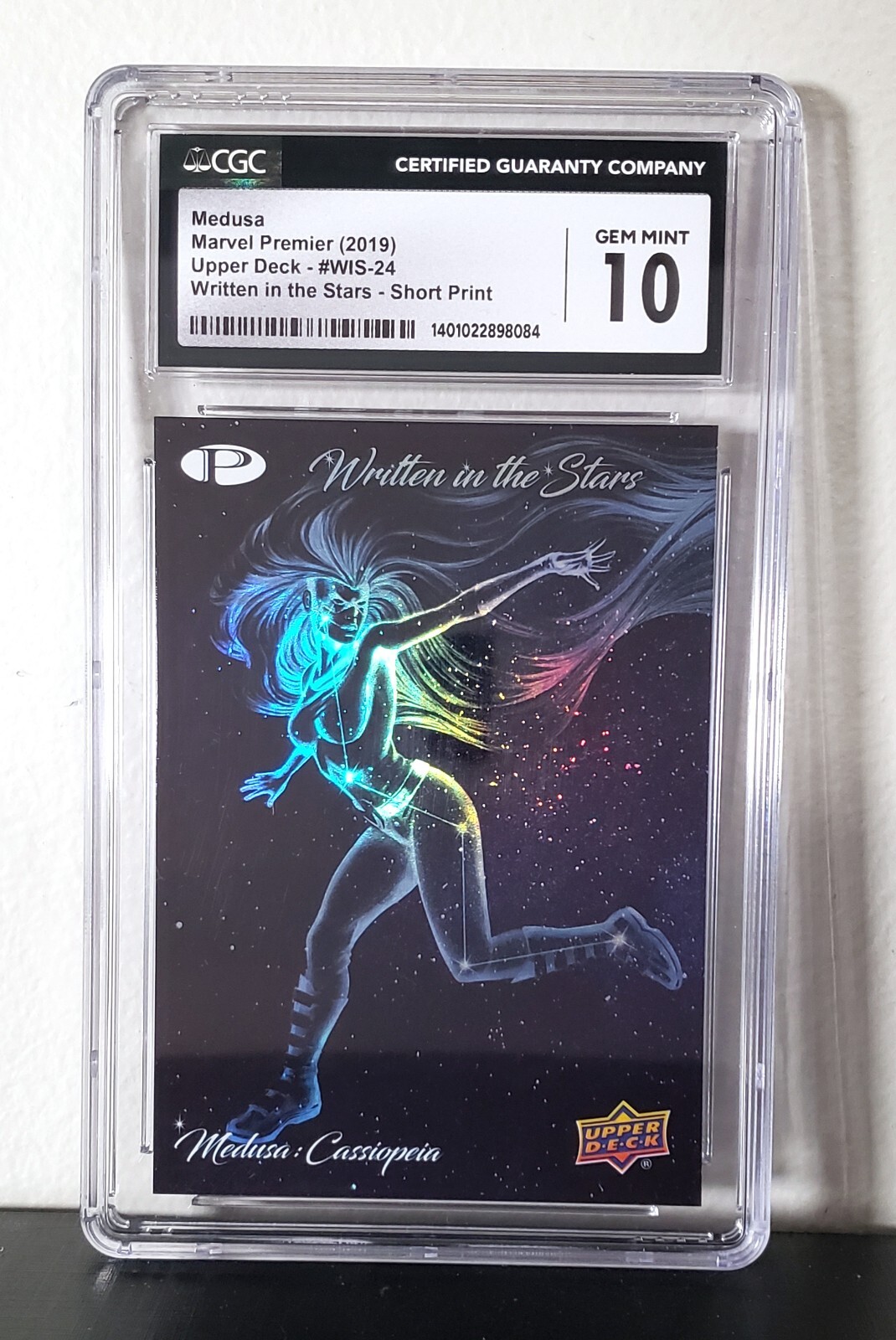 2019 UD Marvel Premier Written in the Stars #WIS-24 SP Medusa CGC 10