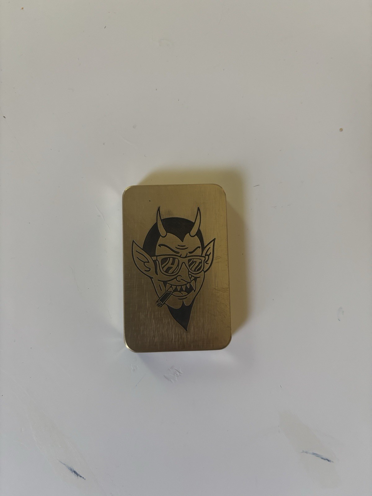 Hobo Tactical Brass Stone Chamuco (the Devil) *Limited Edition*