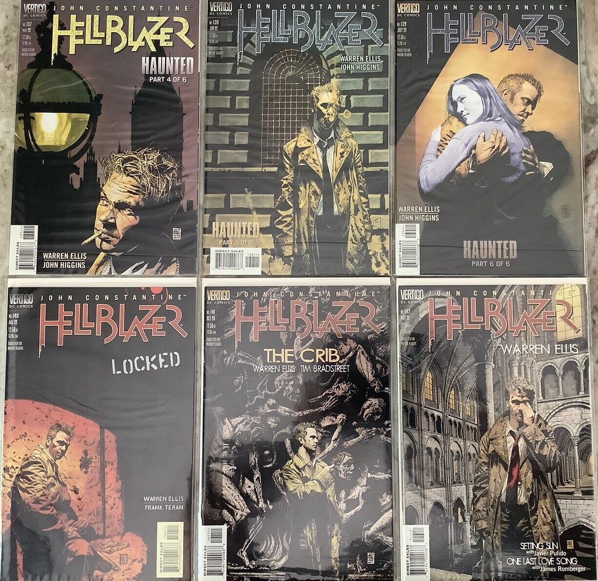 Hellblazer 137-142 DC Vertigo 1999 Comic Books