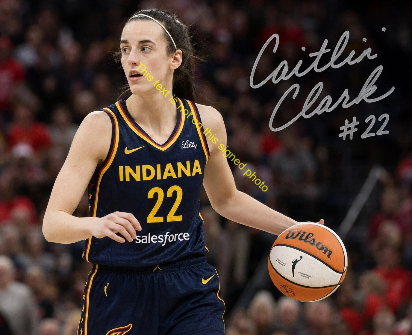 Caitlin Clark Indiana Fever Signed Autographed 8x10 Photo WNBA Basketball HD157
