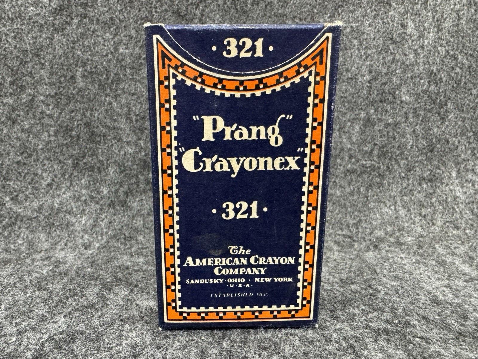 PRANG Crayonex 321 American Crayon Company 1835 Original Box Sandusky OH Vintage PRANG Crayonex 321 American Crayon Company 1835 Original Box Sandusky OH Vintage