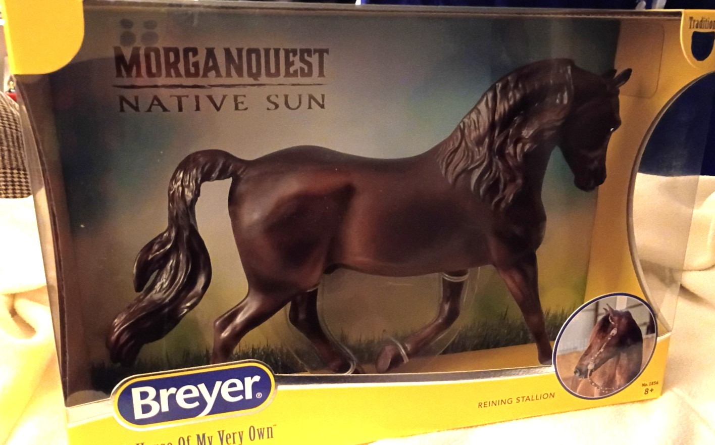 BREYER MORGANQUEST NATIVE #1856 REIGNING STALLION TRADITIONAL MODEL CHESTNUT 3