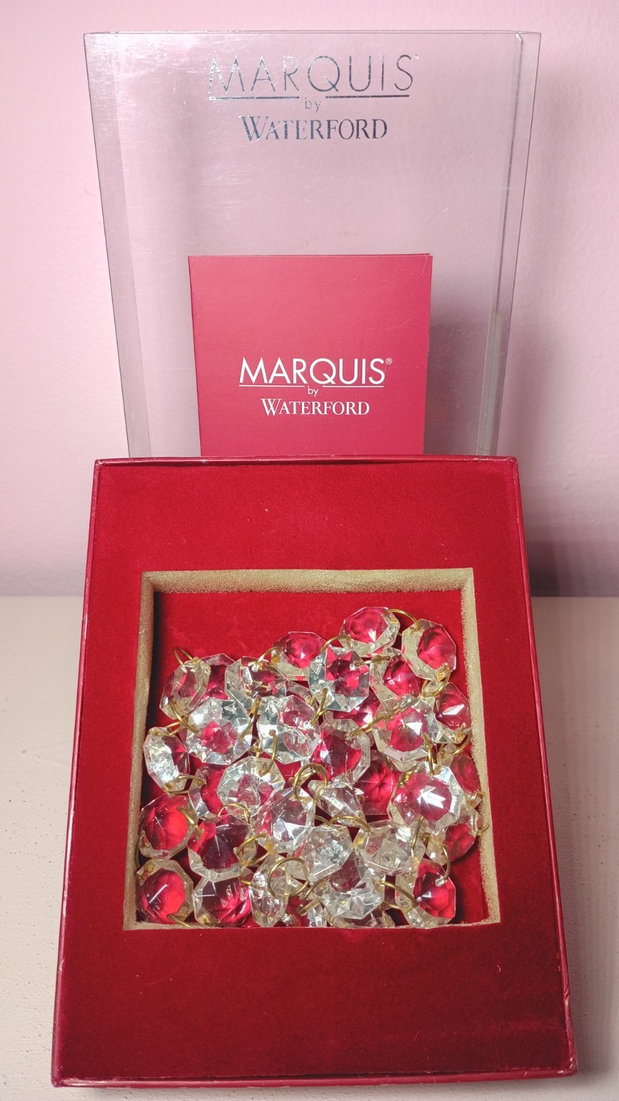  VINTAGE Marquis By Waterford Christmas Tree Garland Retired * Ultra Rare * 40\