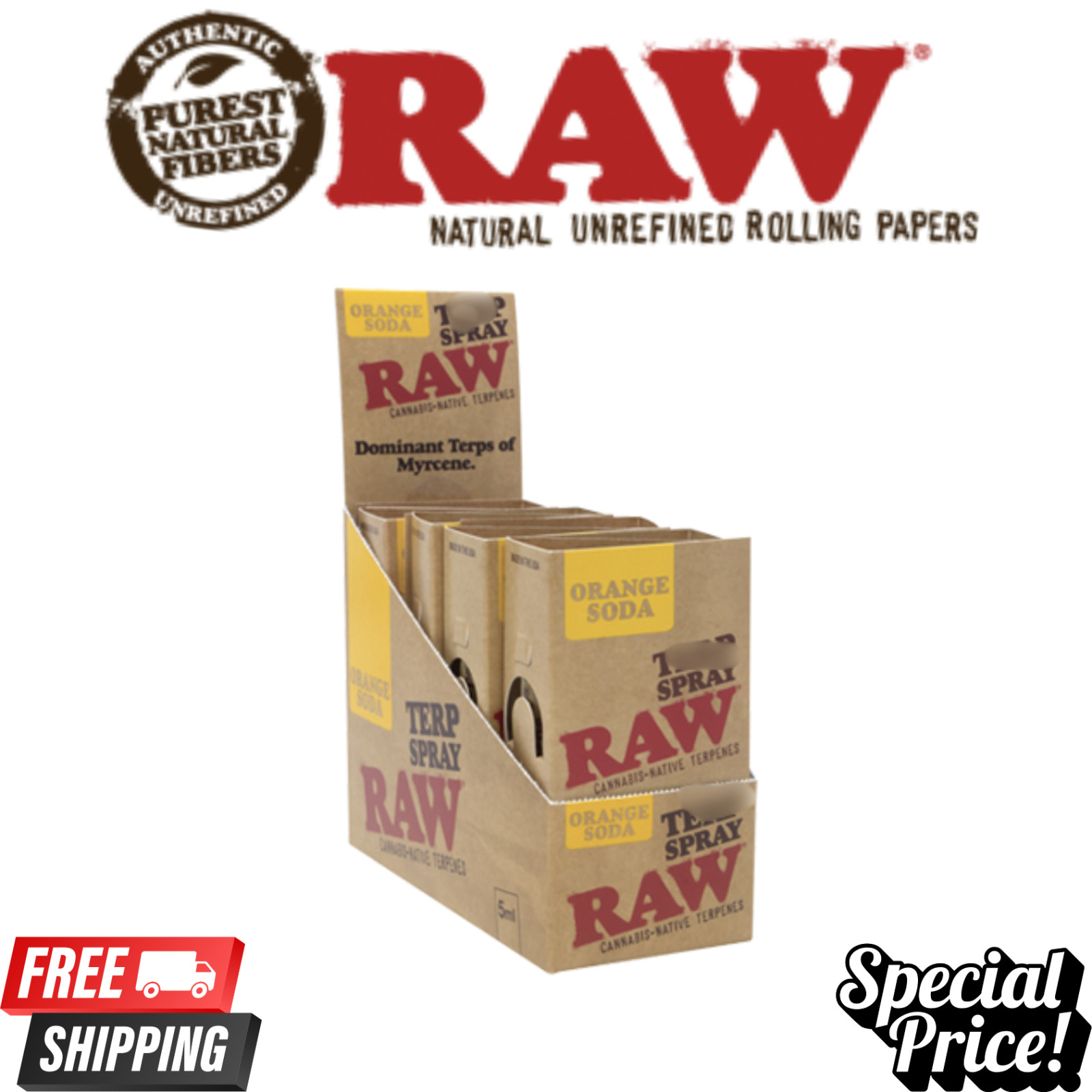 RAW Spray Orange - Full Box (8 Units) RAW Spray Orange - Full Box (8 Units)