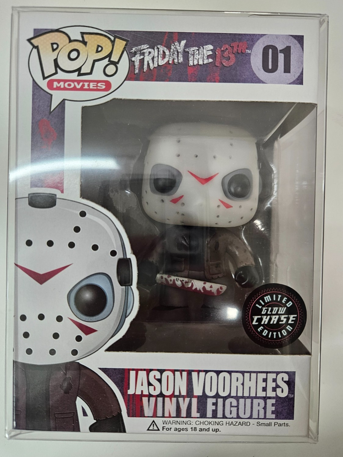 Funko Pop Jason Voorhees #01  Limited Chase Edition Chase With Protector