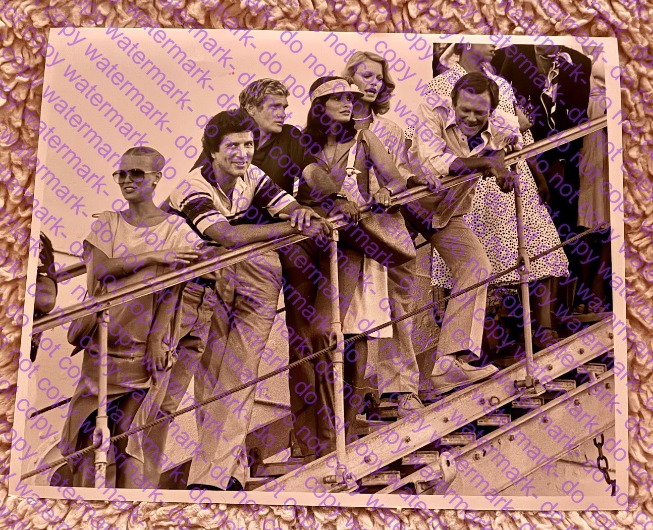 charlie\'s angels VTG original press photo 8X10 LADD SMITH HACK ST. THOMAS RARE