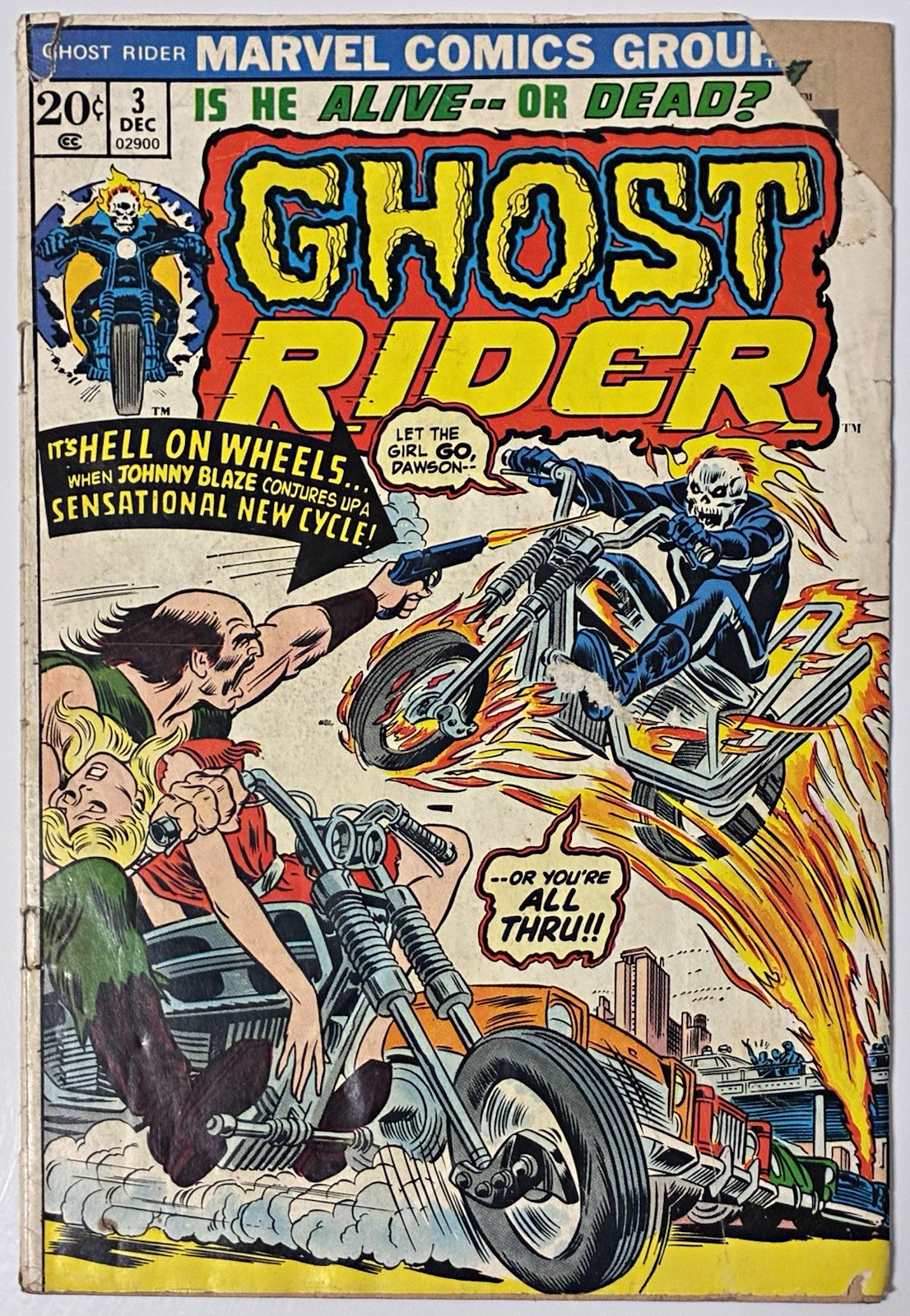 Buy 2 Get 2 Free (CHECK PROMO) Ghost Rider Vol 1 #3 1973 Marvel Comics (VG-) Buy 2 Get 2 Free (CHECK PROMO) Ghost Rider Vol 1 #3 1973 Marvel Comics (VG-)