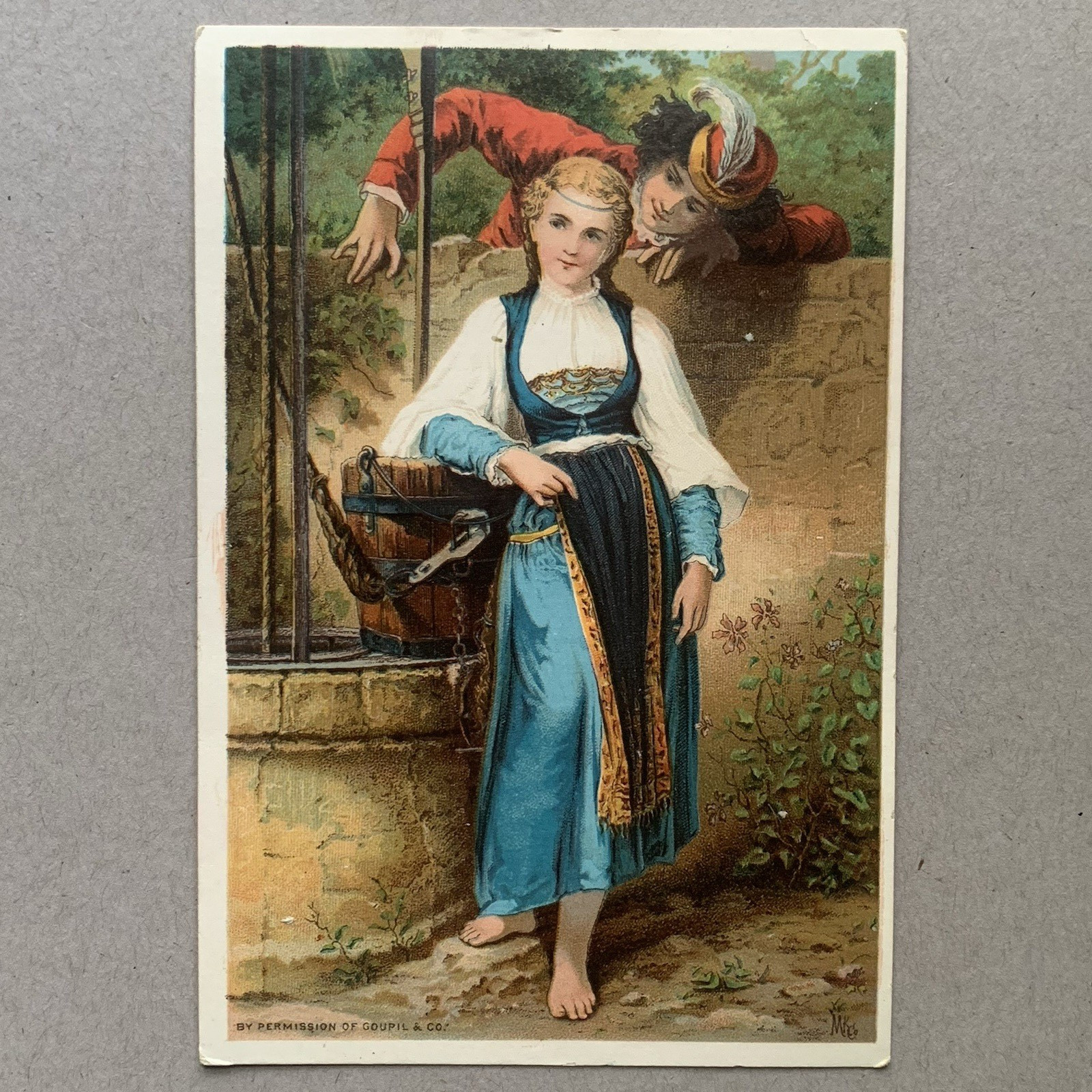 Dr Jaynes The Talking Well SM Barbarrow Druggist Flatbush Brooklyn NY Trade Card