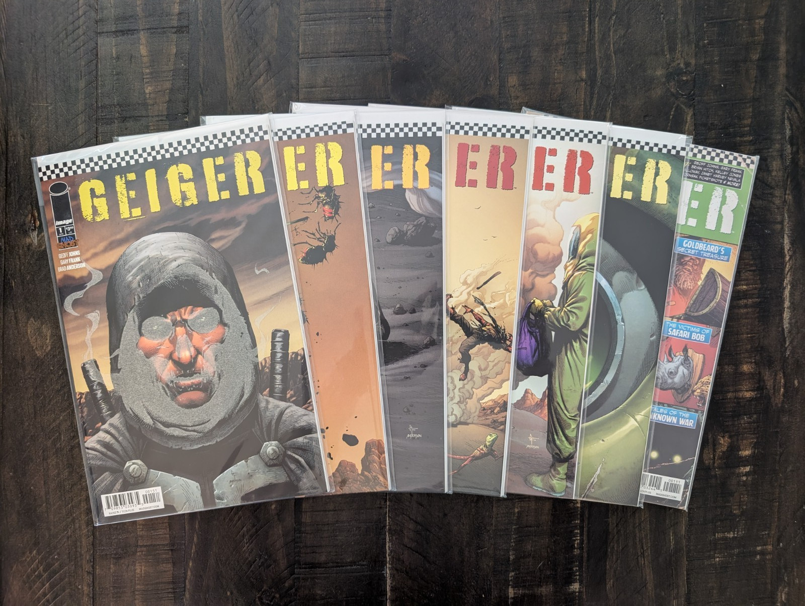 Geiger #1-6 + 80-Page Giant Sized Issue | Image Comics | Geoff Johns | NM/VF Geiger #1-6 + 80-Page Giant Sized Issue | Image Comics | Geoff Johns | NM/VF