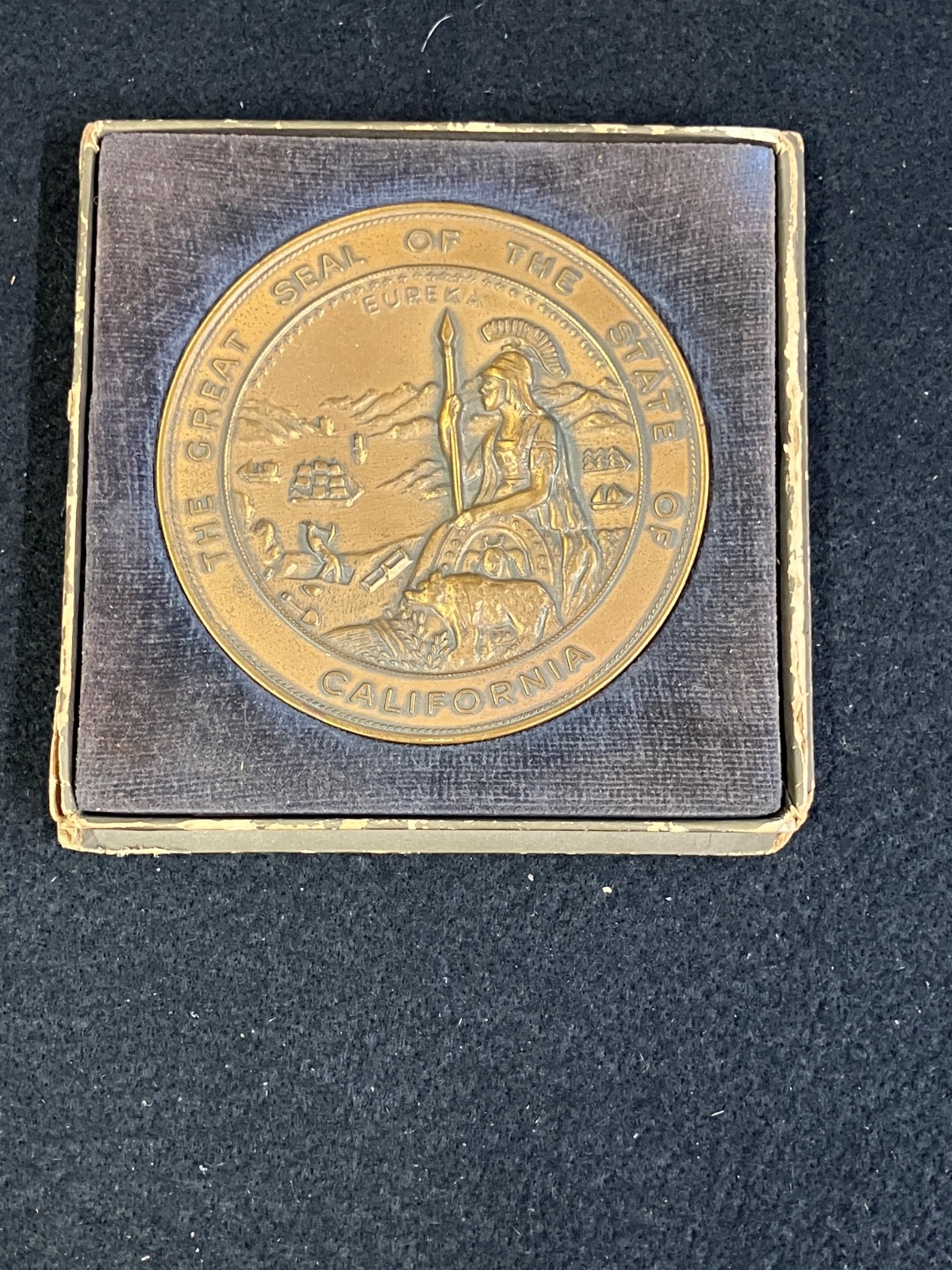 1955 CALIFORNIA STATE FAIR SEAL MEDALLION 3\
