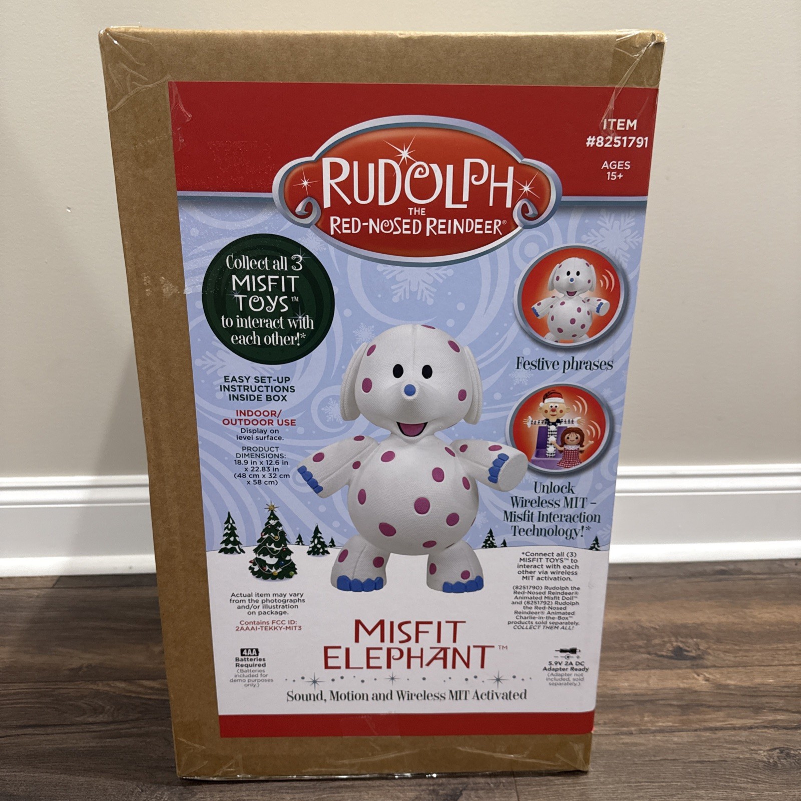 2' Misfit Elephant Rudolph the Red Nosed Reindeer Lowe's 2026 NIB ON HAND