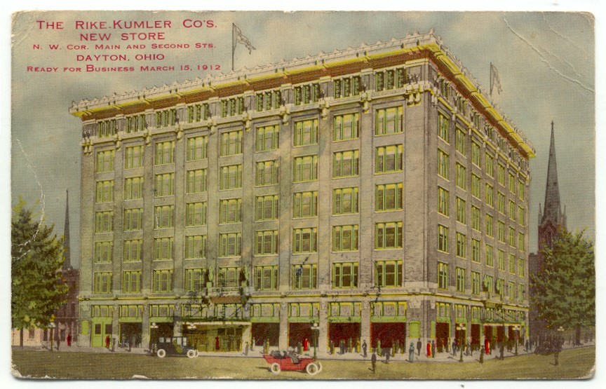 Dayton OH The Rike Kumler Co. New Department Store c1912 Postcard Ohio