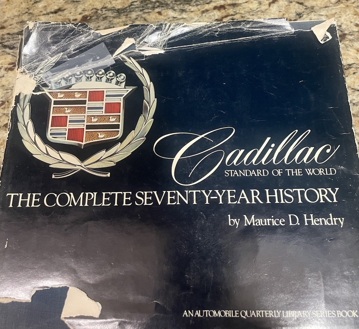 Cadillac Standard Of The World Complete 75 Year History HC Book Hendry First Ed
