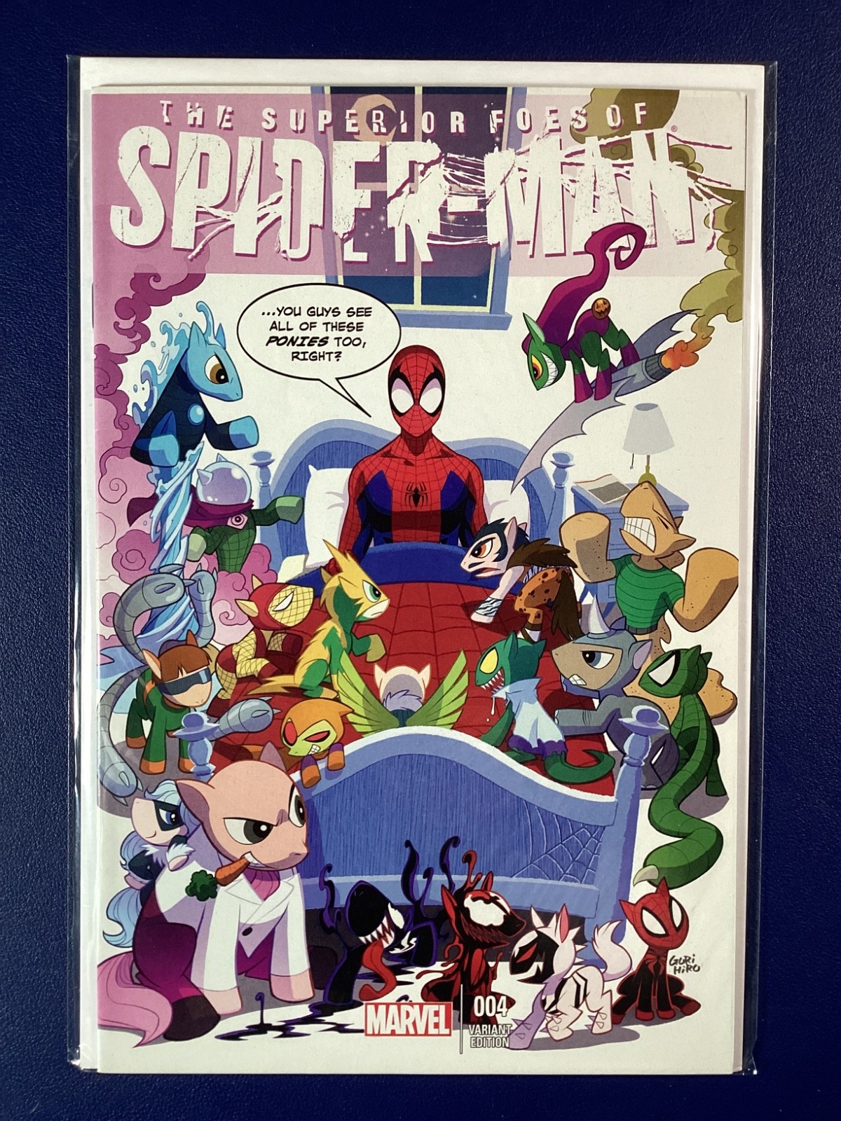 SUPERIOR FOES OF SPIDER-MAN #4 (2013) GURIHIRU NYCC EXCLUSIVE VARIANT MARVEL VG