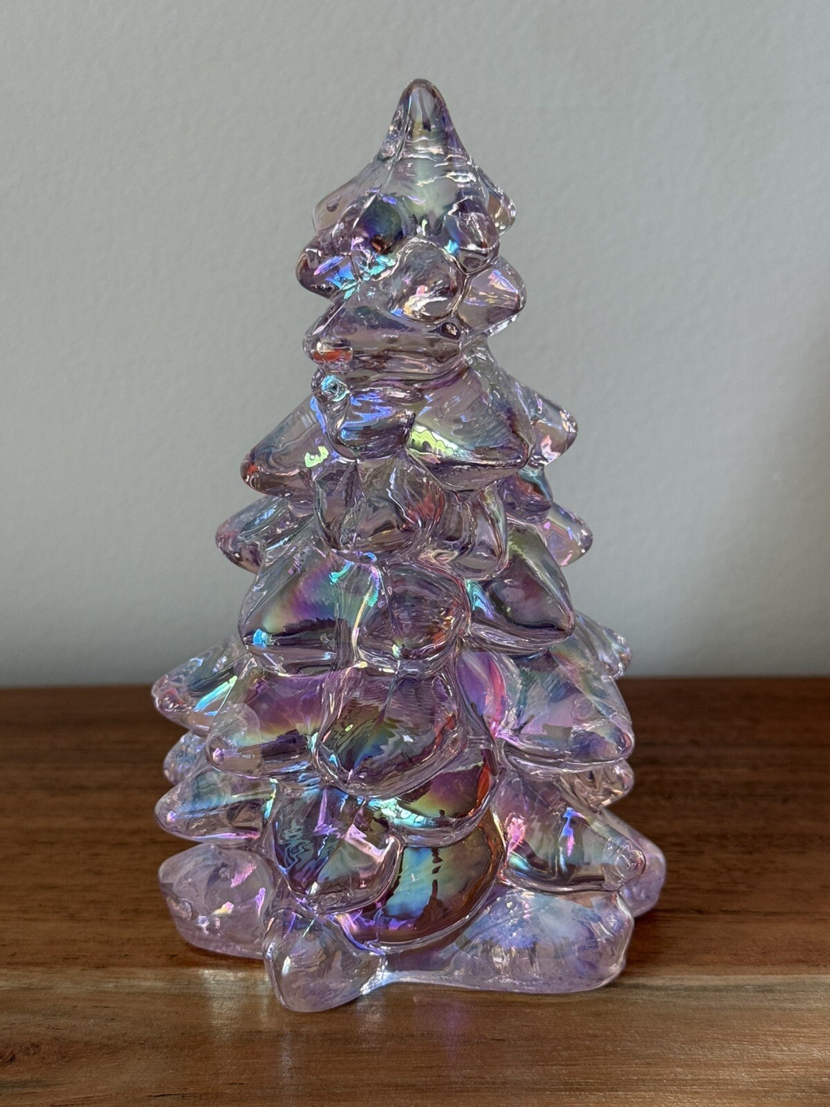 Mosser Glass USA Christmas Tree - ROSE CARNIVAL (PINK) - 5.5\