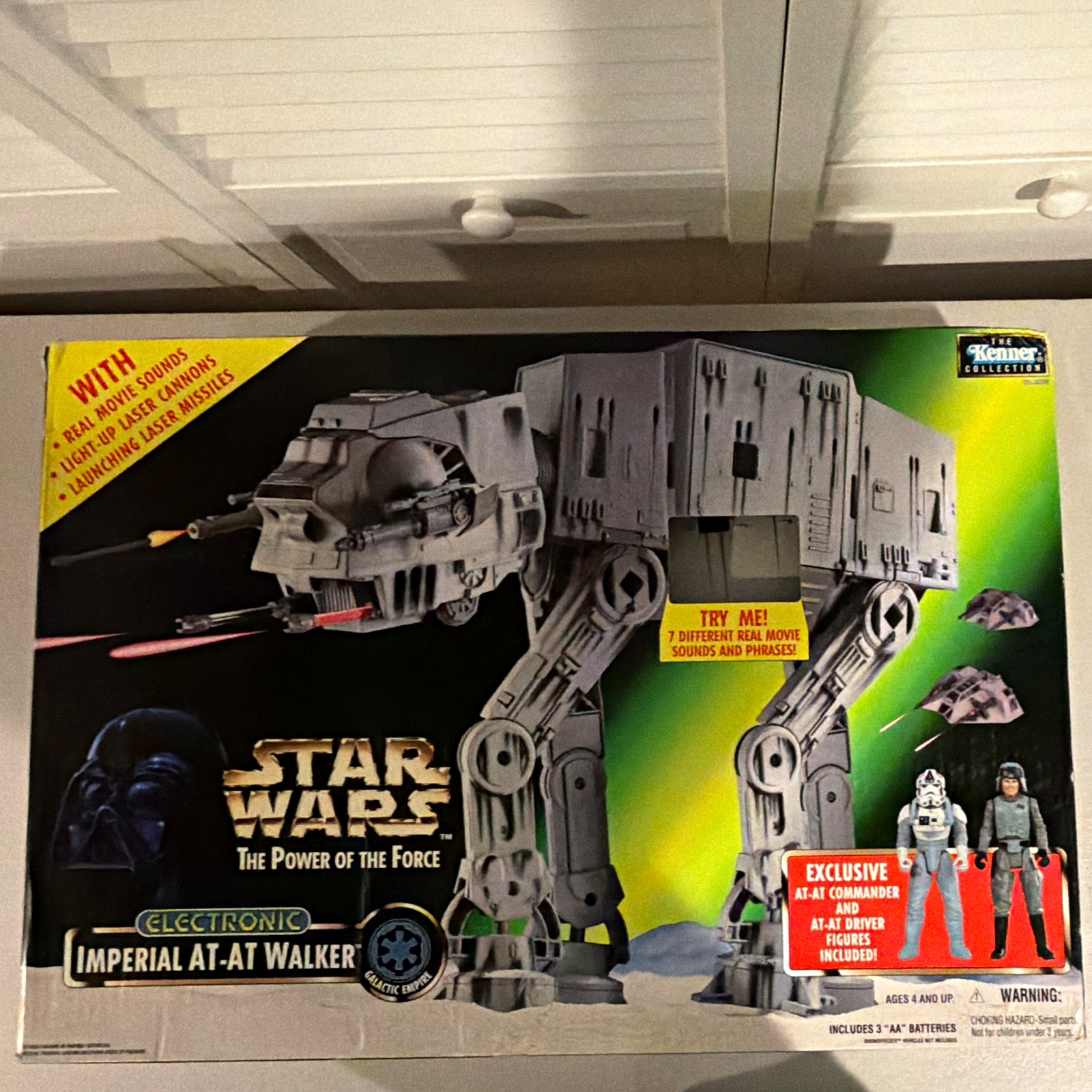 Kenner Star Wars POTF Electronic Imperial AT-AT Walker + Figures Including Luke Kenner Star Wars POTF Electronic Imperial AT-AT Walker + Figures Including Luke