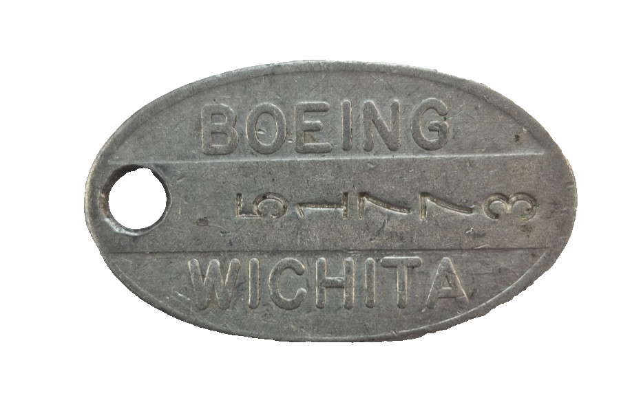 WWII Era Boeing Aircraft Plant Wichita Tool Chit