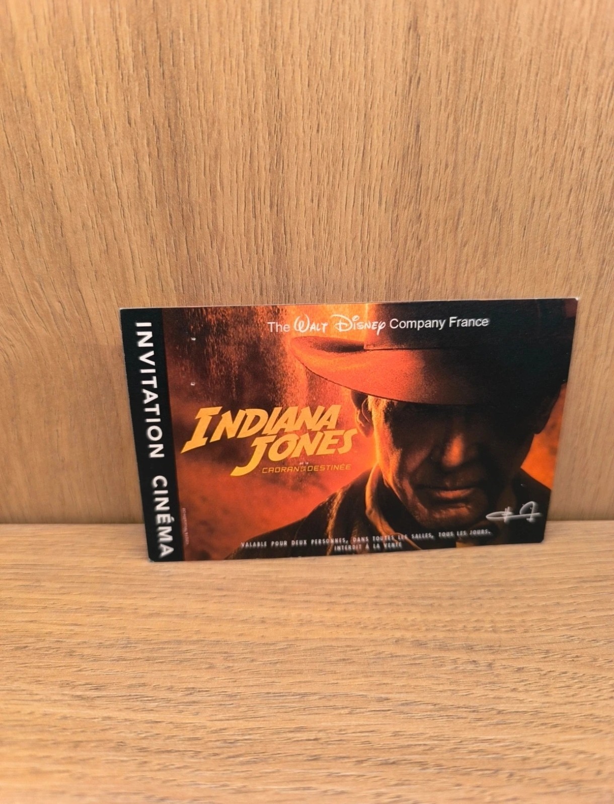 Screening invitation Indiana Jones 5