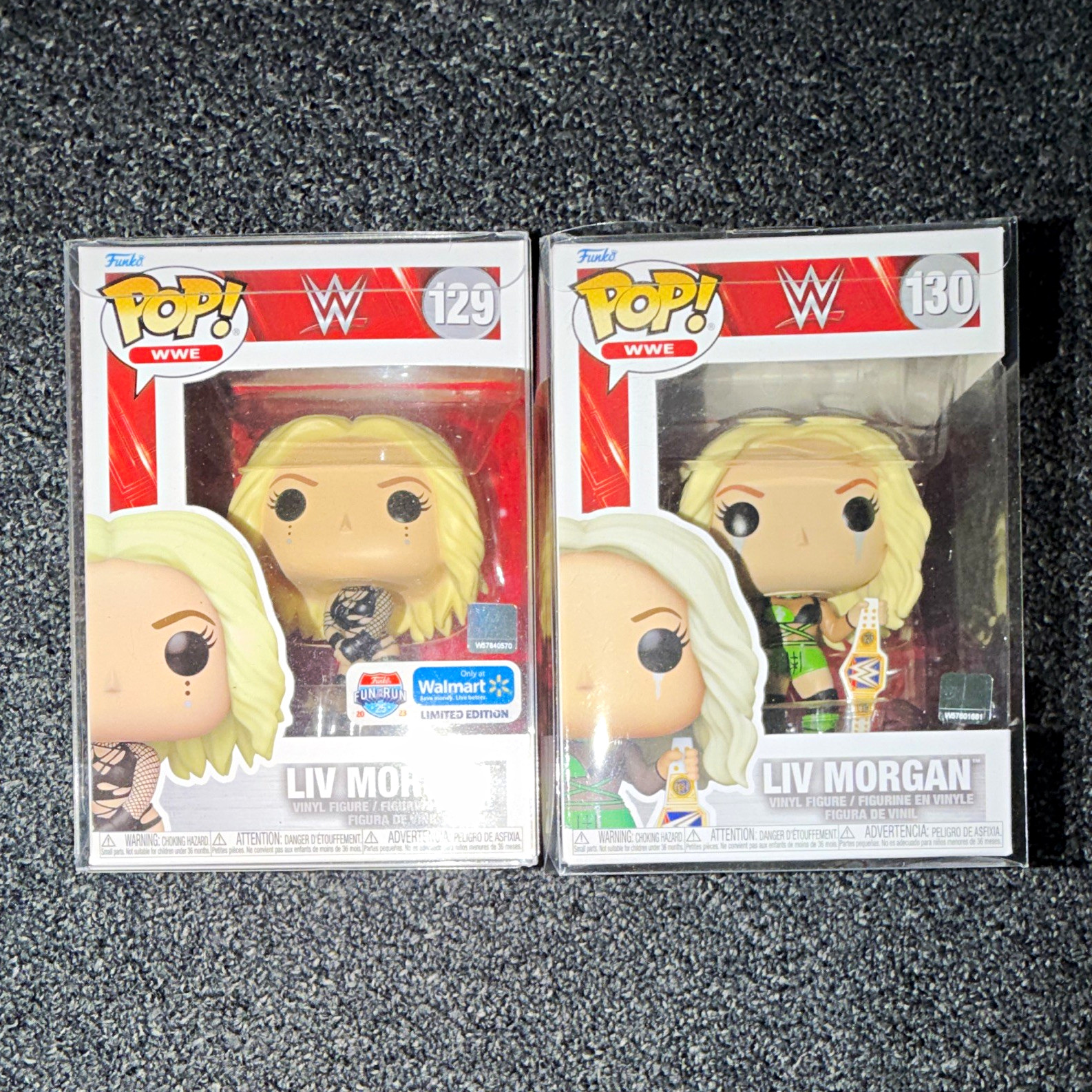 Funko Pop WWE Liv Morgan 2-Pack #129 Walmart Exclusive & #130 Limited