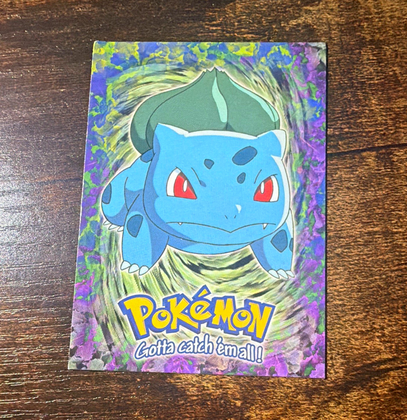 Topps 1999 Pokémon Gotta Catch \'Em All Stage 1 #01 Bulbasaur E1/12 Insert