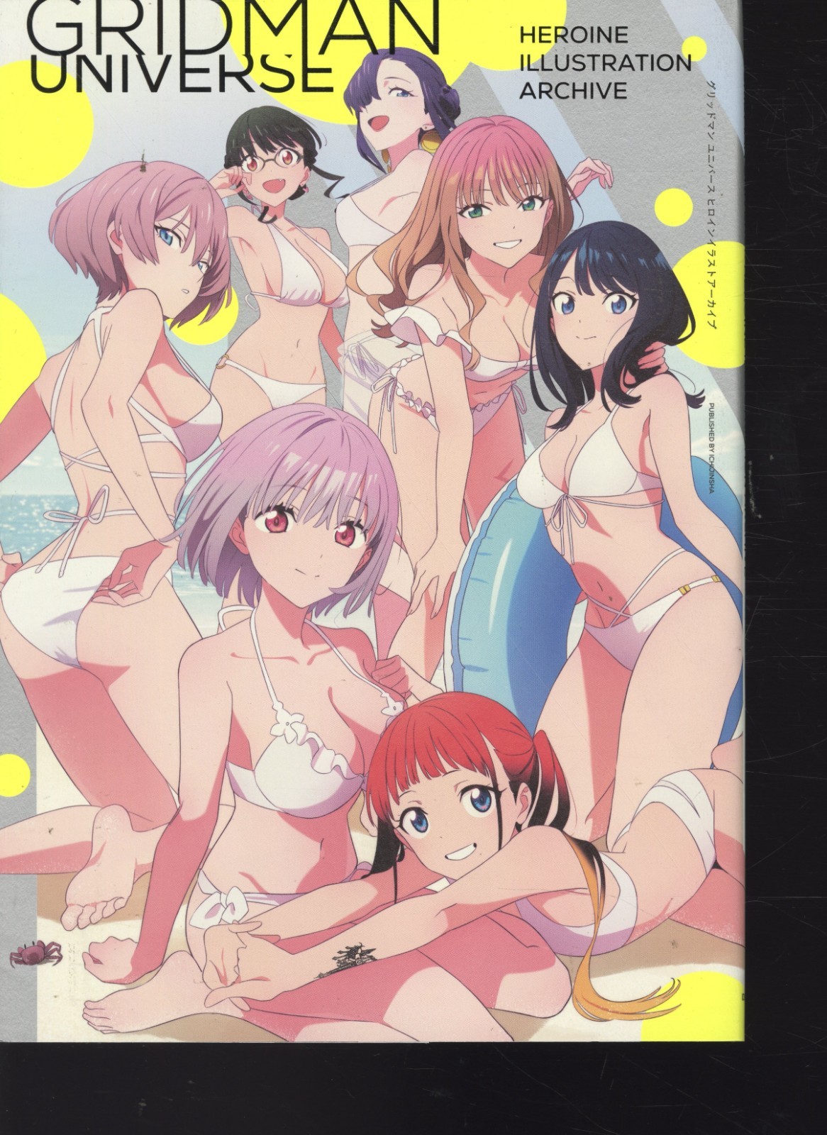 Gridman Universe Heroine Illustration Archive Art Book Swimsuit Pre-Owned #08