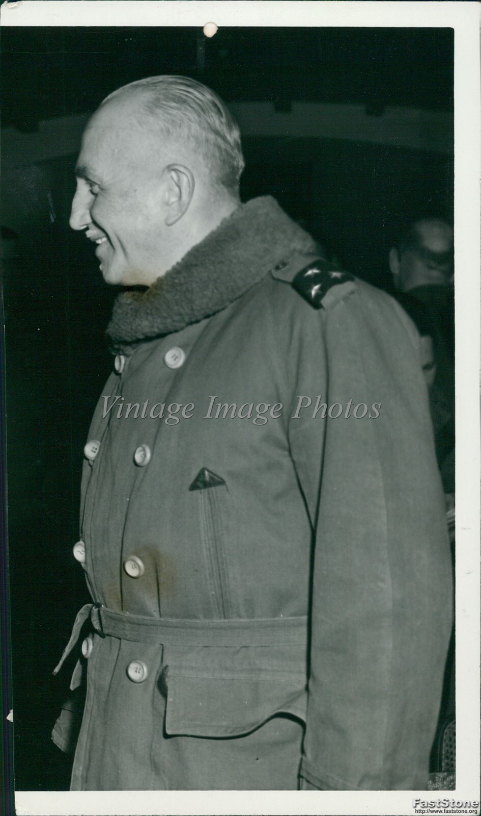 1952 Maj Gen Pierre De Latour French Commander In Austria Military Photo 5x7