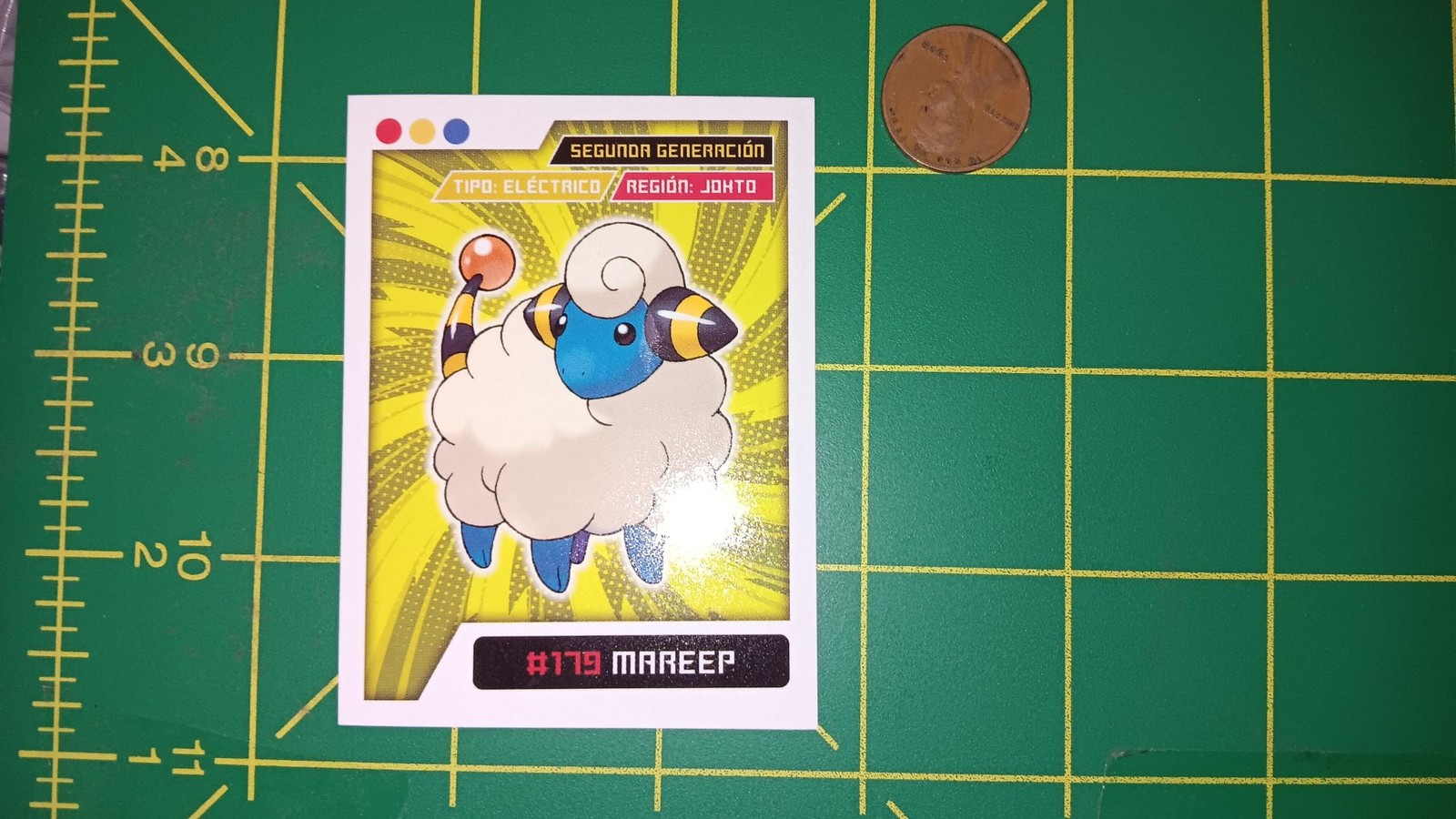 Pokemon Mareep Sticker #179 Segunda Generacion Spanish Johto Electric Pokemon Mareep Sticker #179 Segunda Generacion Spanish Johto Electric